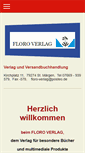 Mobile Screenshot of floro-verlag.de